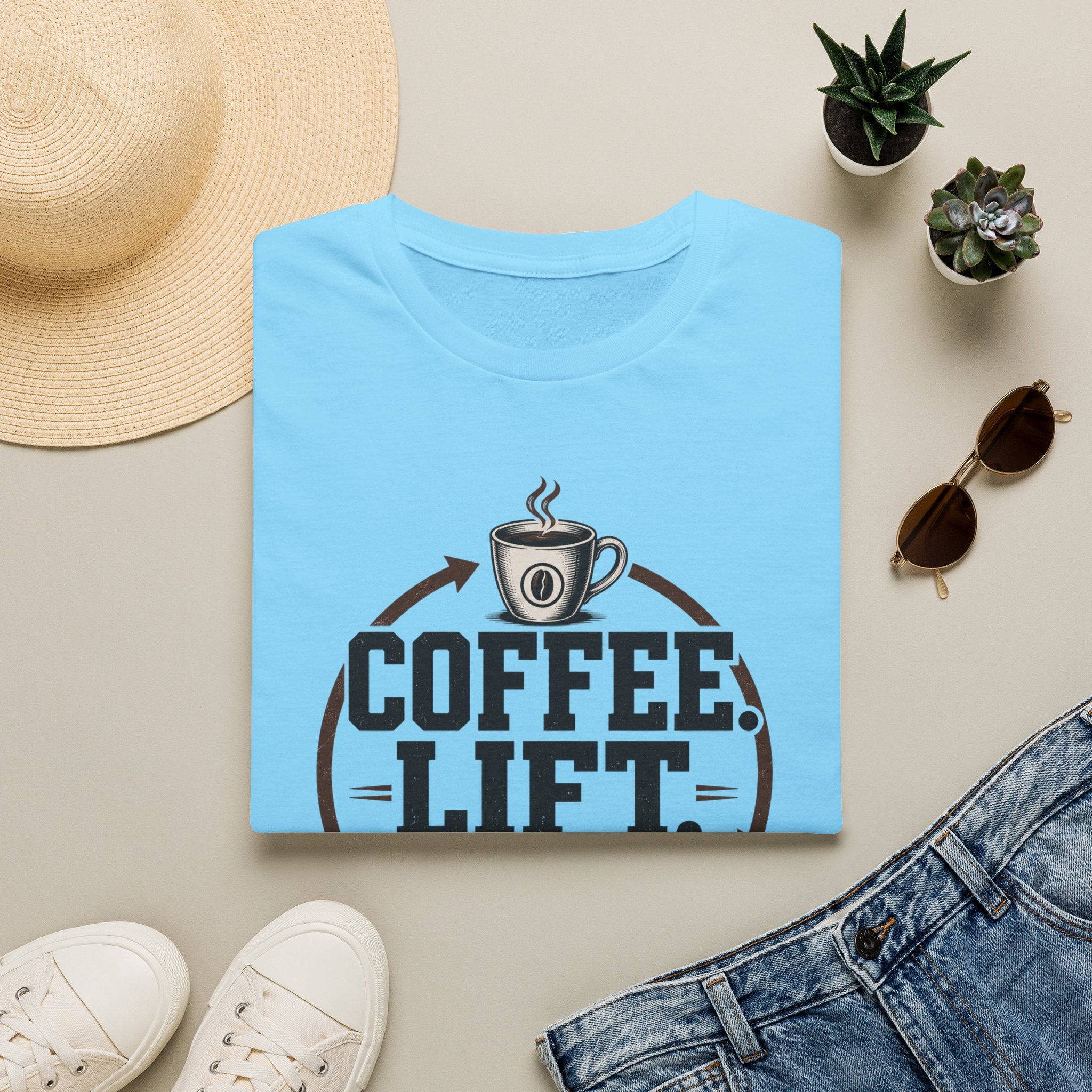 Coffee. Lift. Repeat T-Shirt