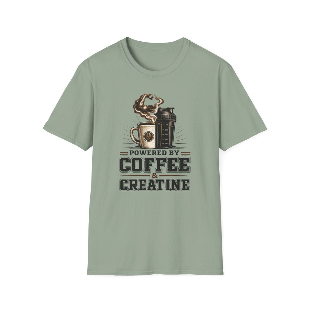 Powered by Coffee And Creatine T-Shirt