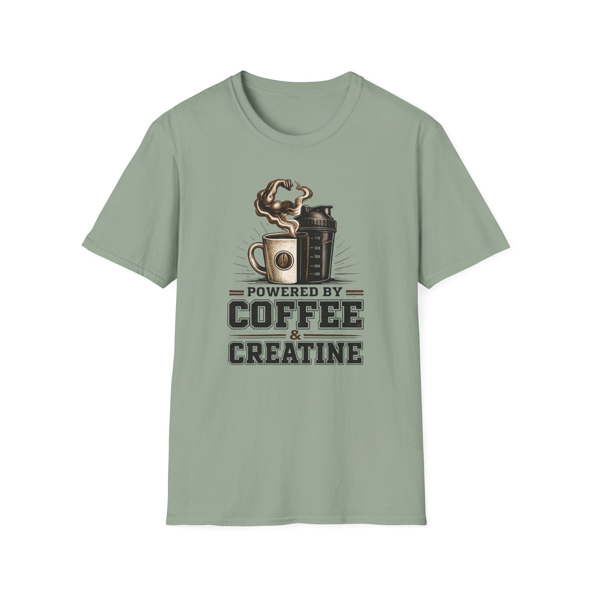 Powered by Coffee And Creatine T-Shirt