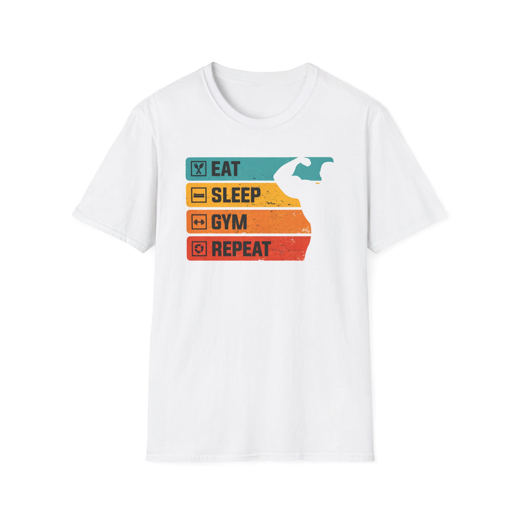 Eat Sleep Gym Repeat T-Shirt