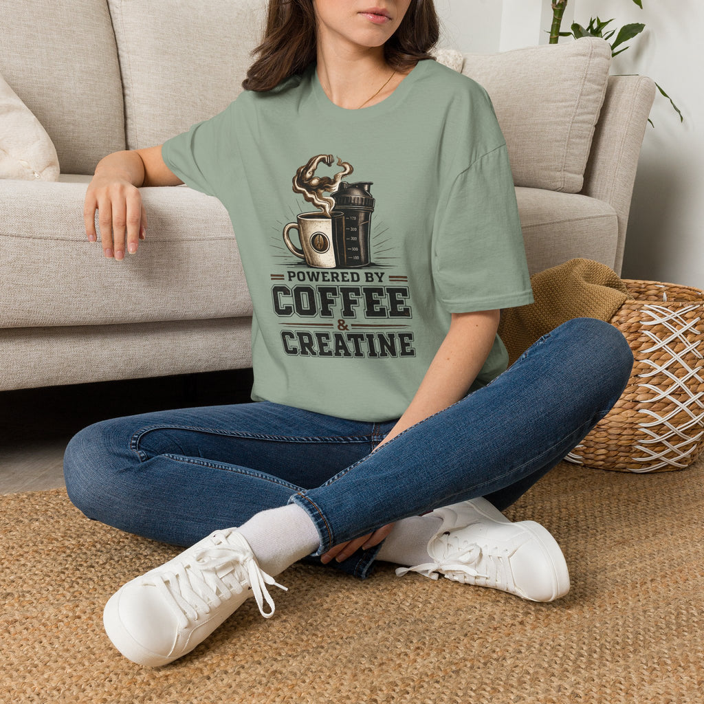 Powered by Coffee And Creatine T-Shirt