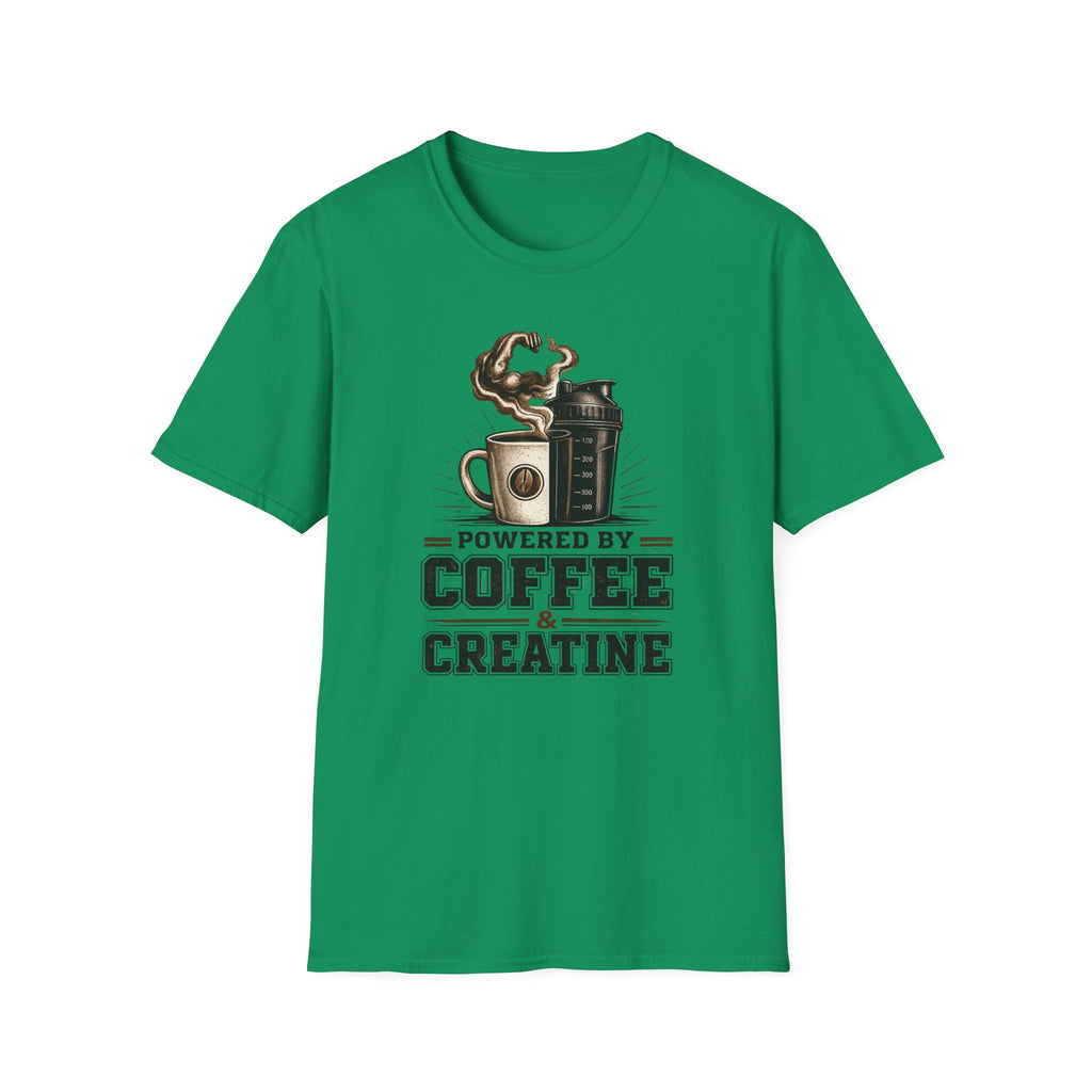 Powered by Coffee And Creatine T-Shirt