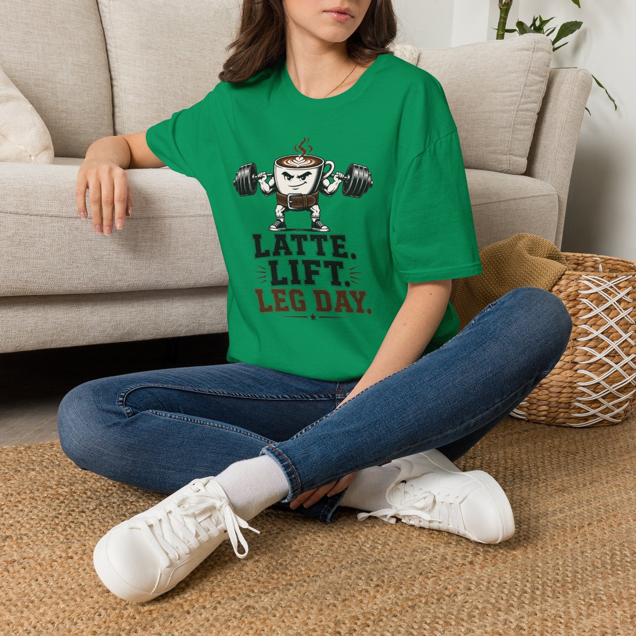 Latte. Lift. Leg Day T-Shirt