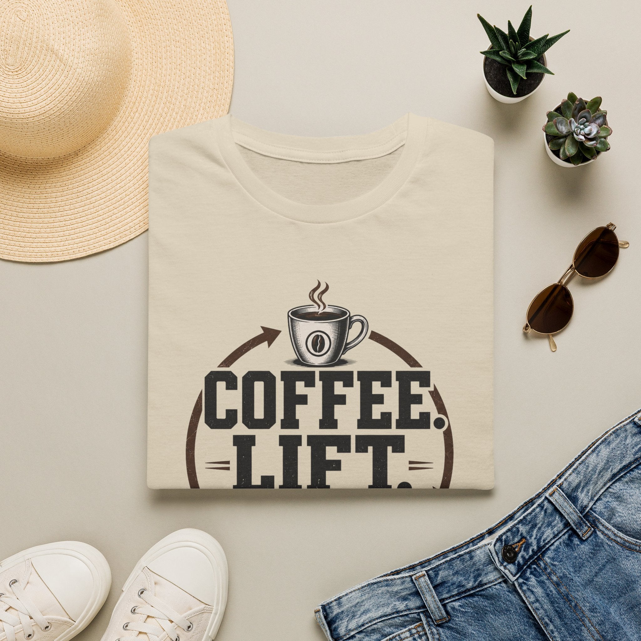 Coffee. Lift. Repeat T-Shirt