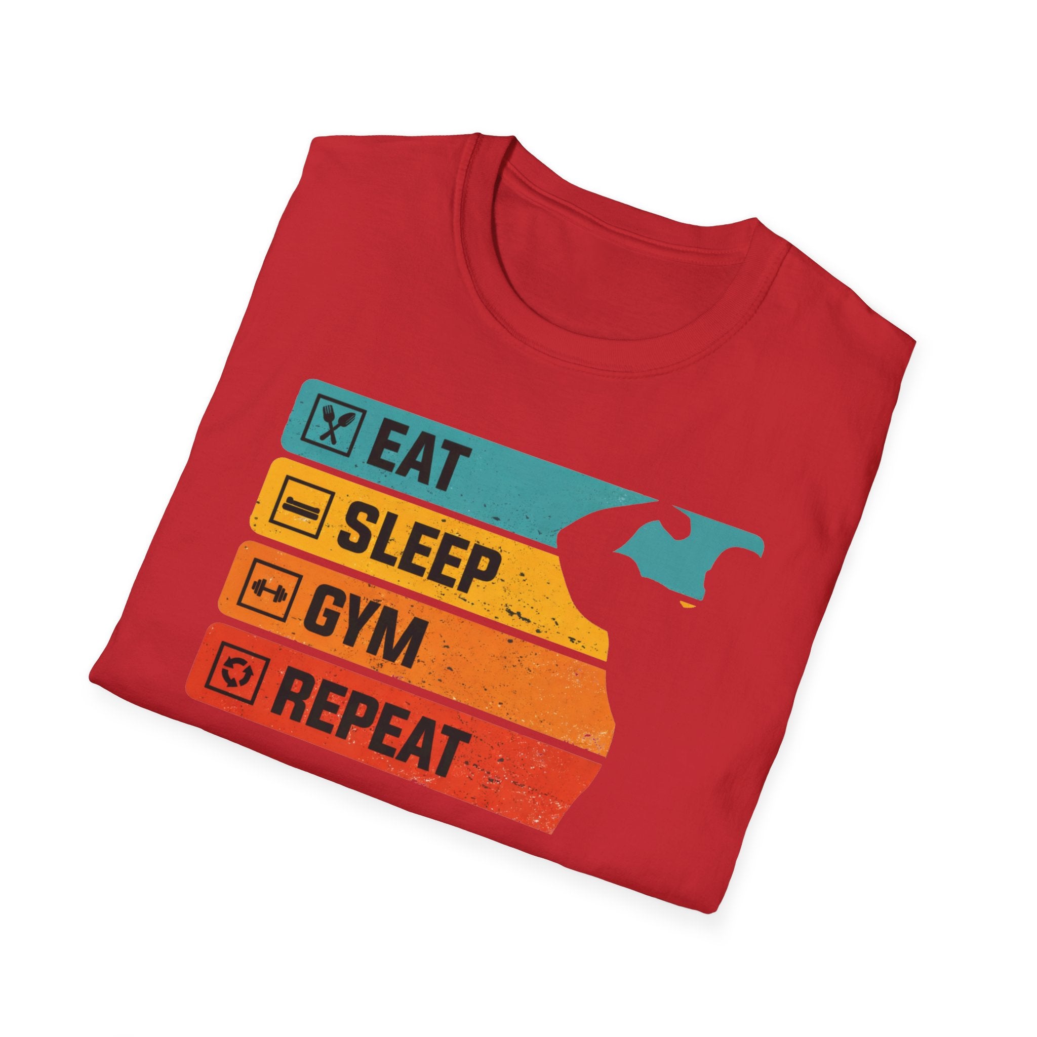 Eat Sleep Gym Repeat T-Shirt