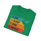 Eat Sleep Gym Repeat T-Shirt