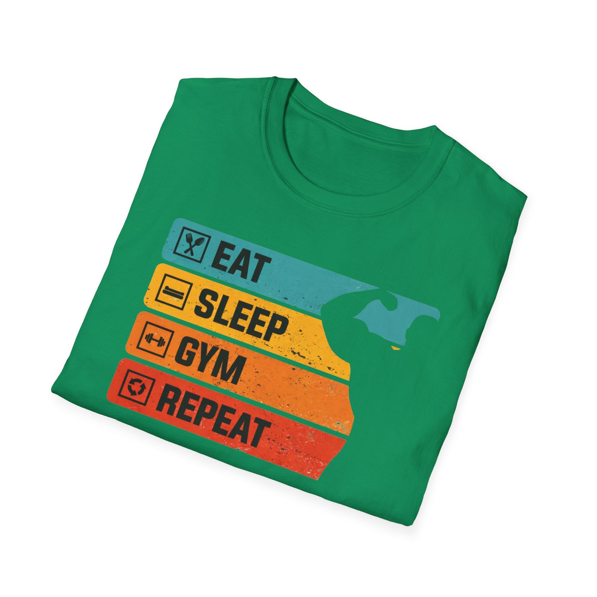 Eat Sleep Gym Repeat T-Shirt