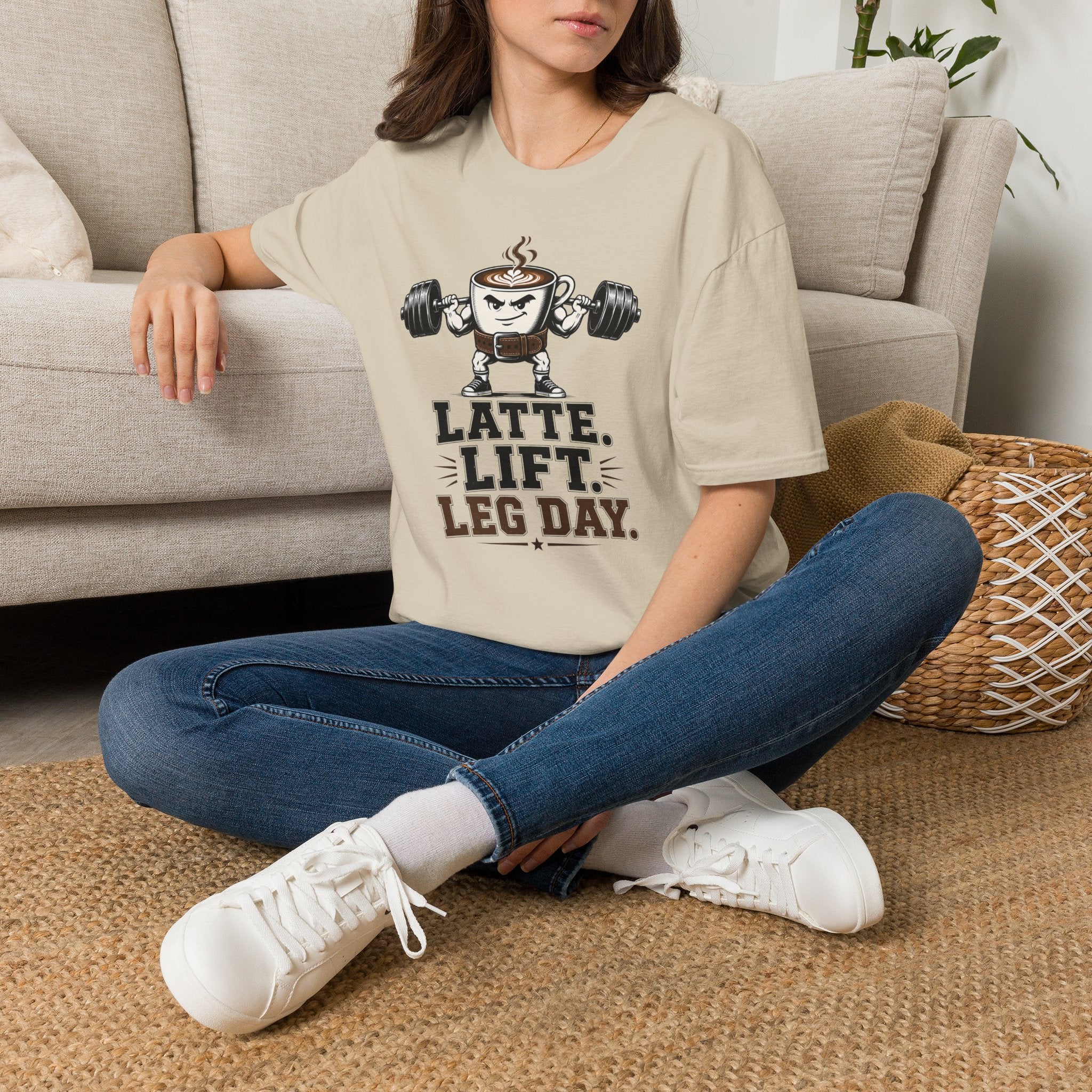 Latte. Lift. Leg Day T-Shirt
