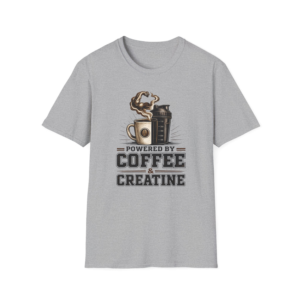 Powered by Coffee And Creatine T-Shirt