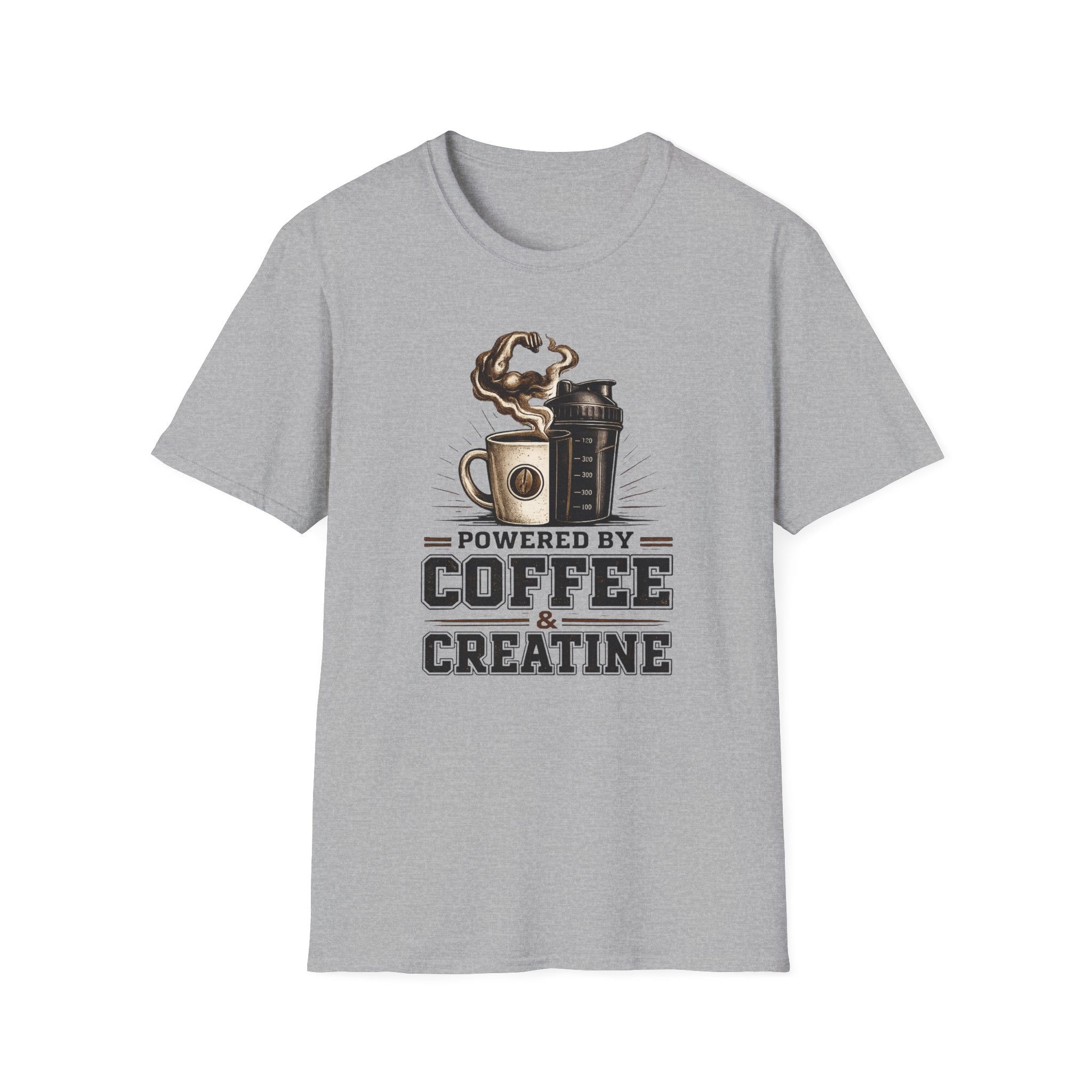 Powered by Coffee And Creatine T-Shirt