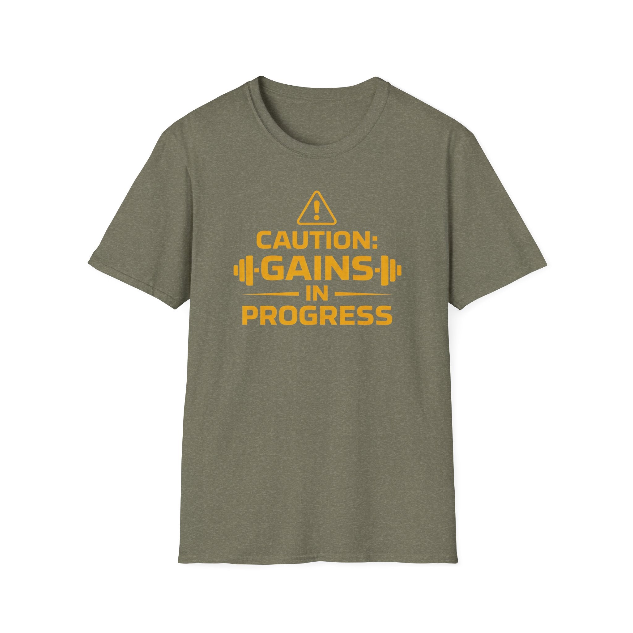 Caution Gains In Progress T-Shirt