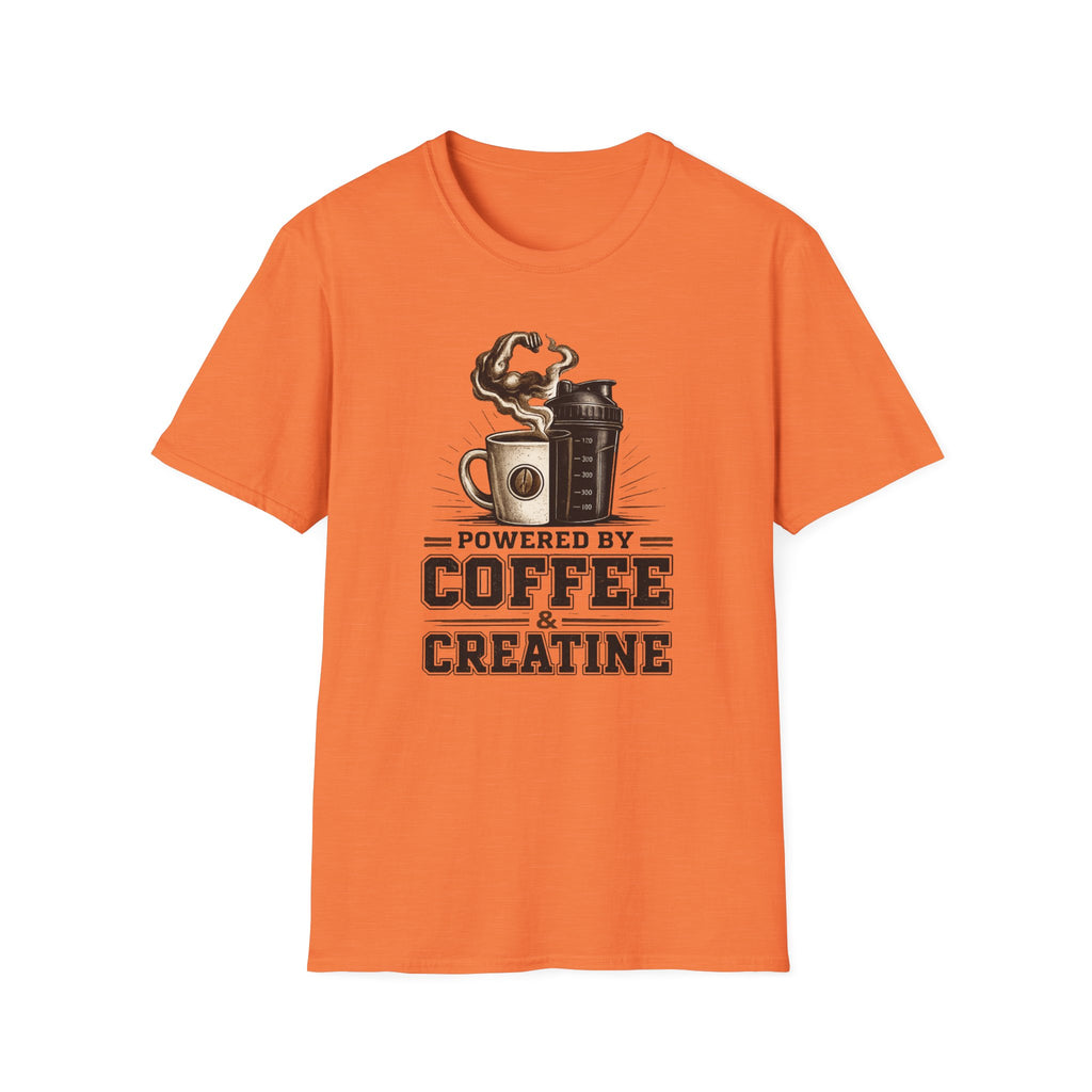 Powered by Coffee And Creatine T-Shirt