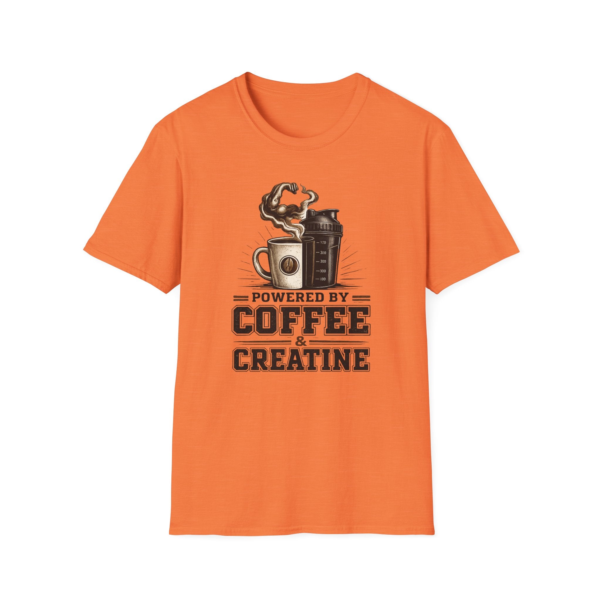 Powered by Coffee And Creatine T-Shirt