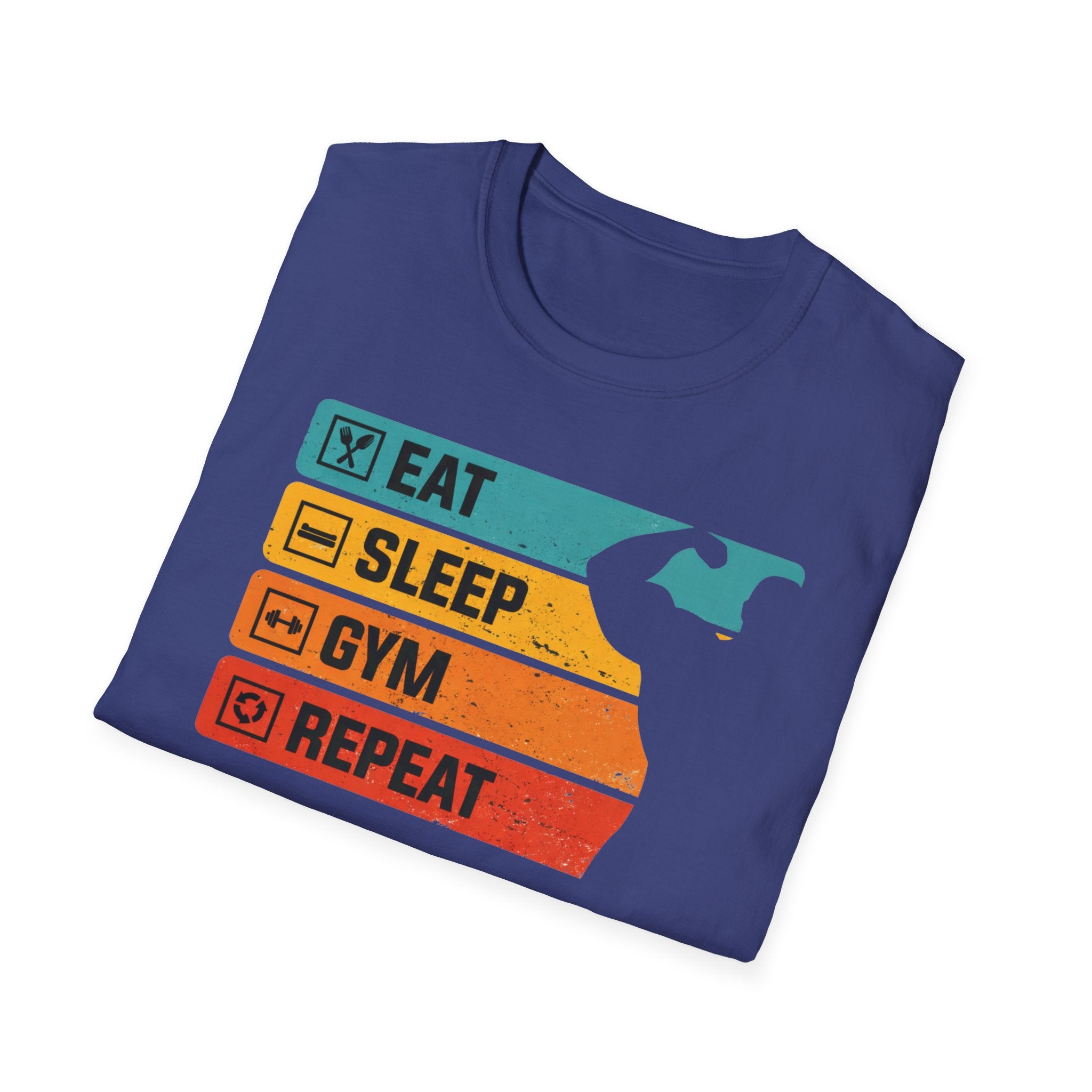 Eat Sleep Gym Repeat T-Shirt