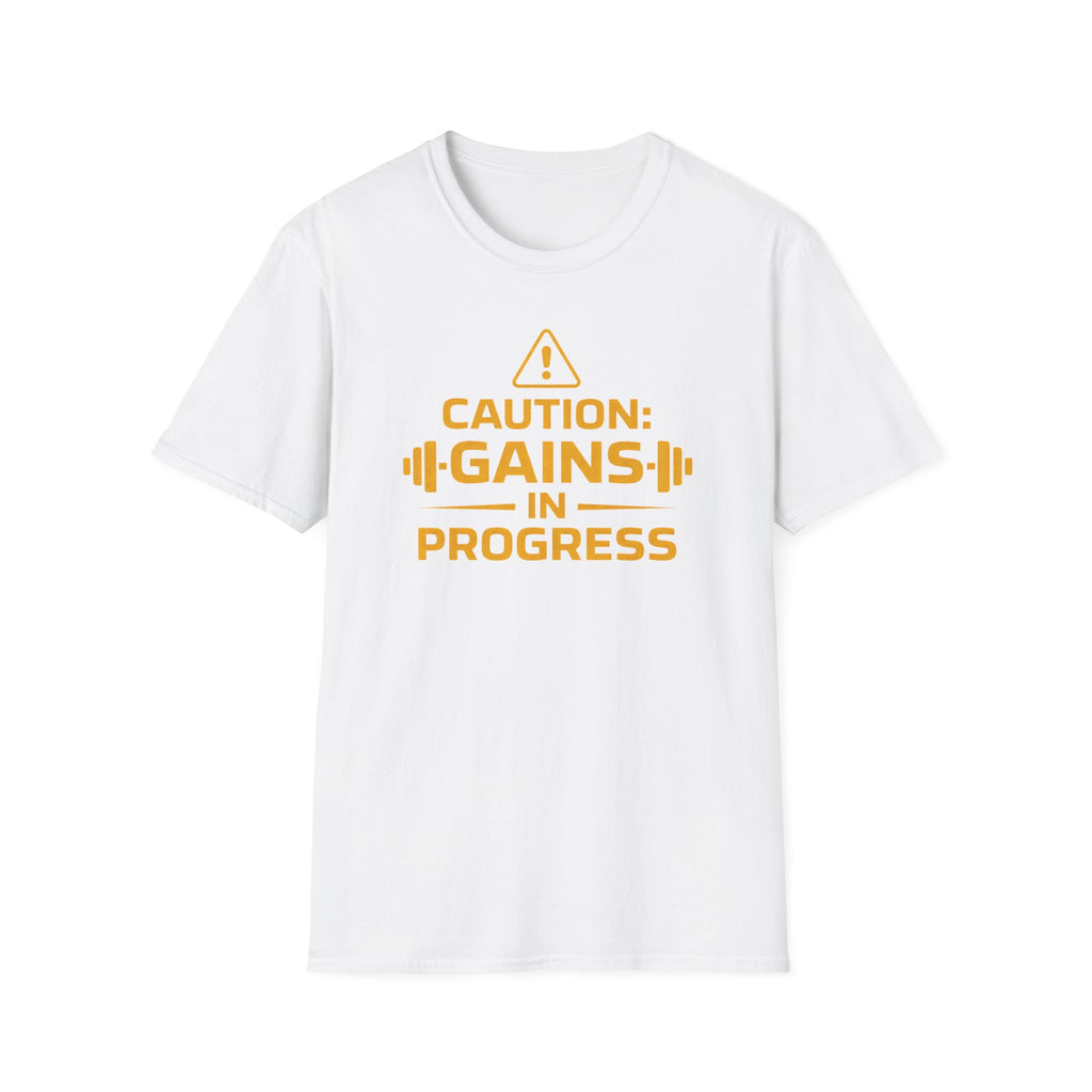 Caution Gains In Progress T-Shirt