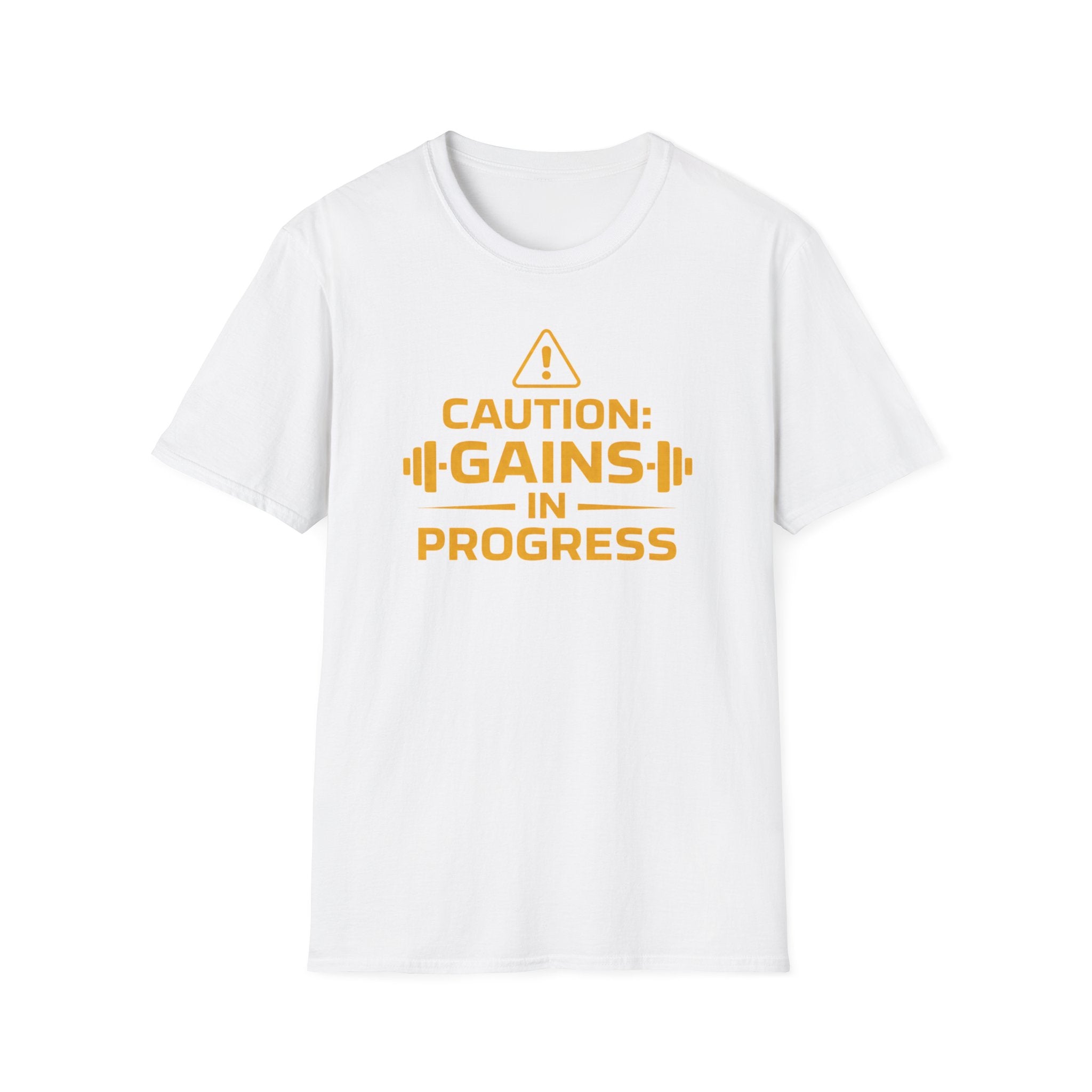 Caution Gains In Progress T-Shirt