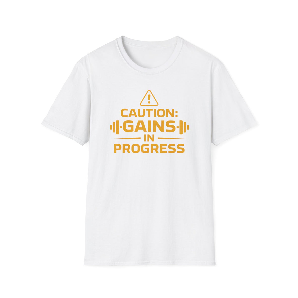Caution Gains In Progress T-Shirt