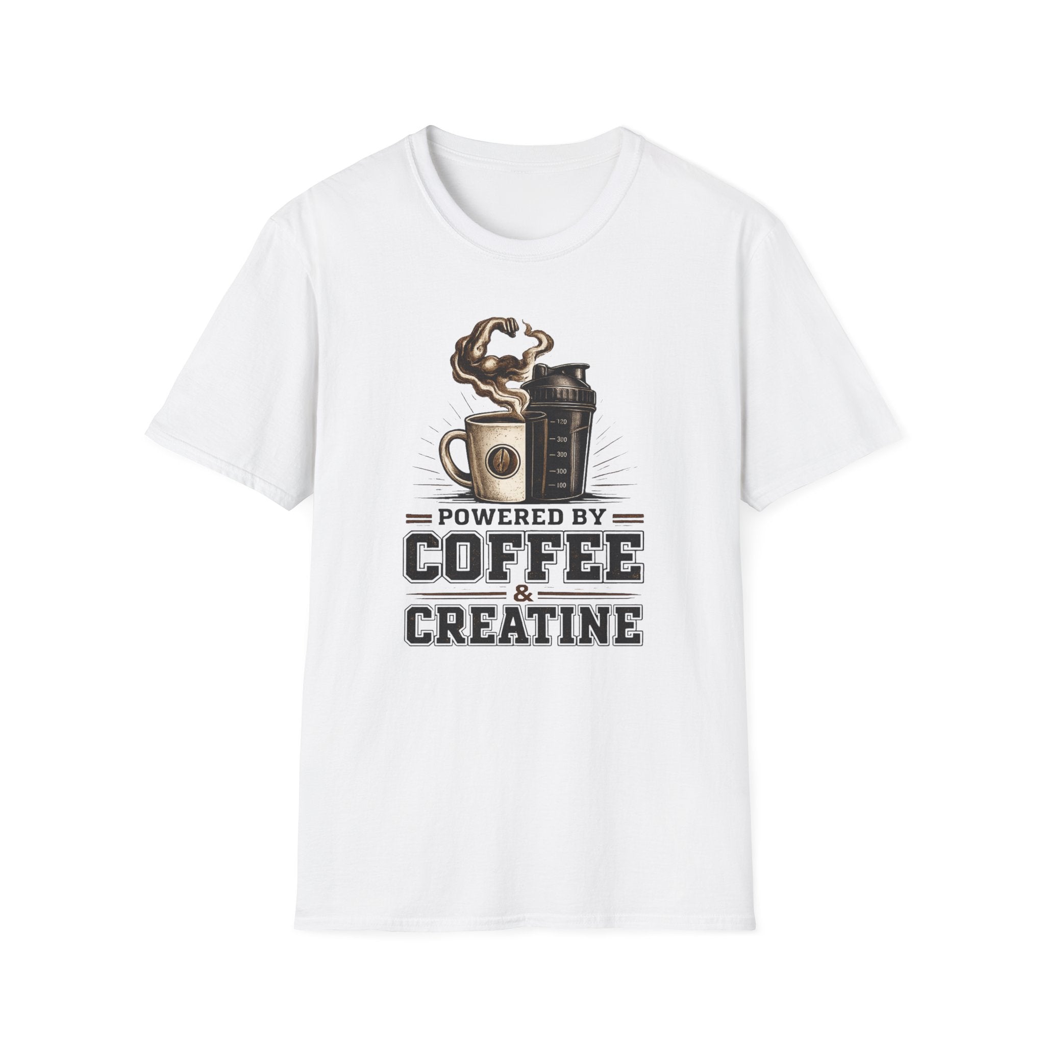 Powered by Coffee And Creatine T-Shirt