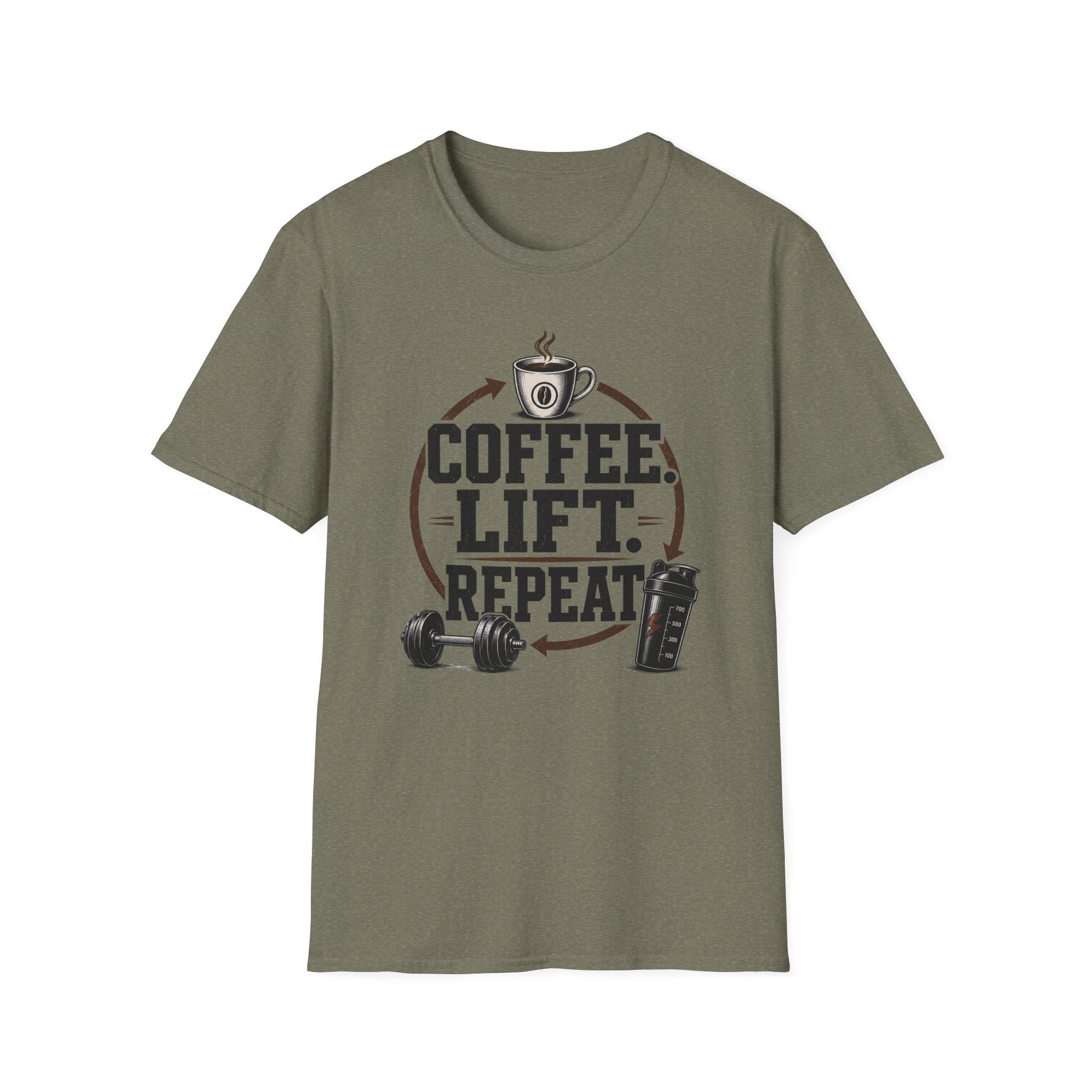 Coffee. Lift. Repeat T-Shirt