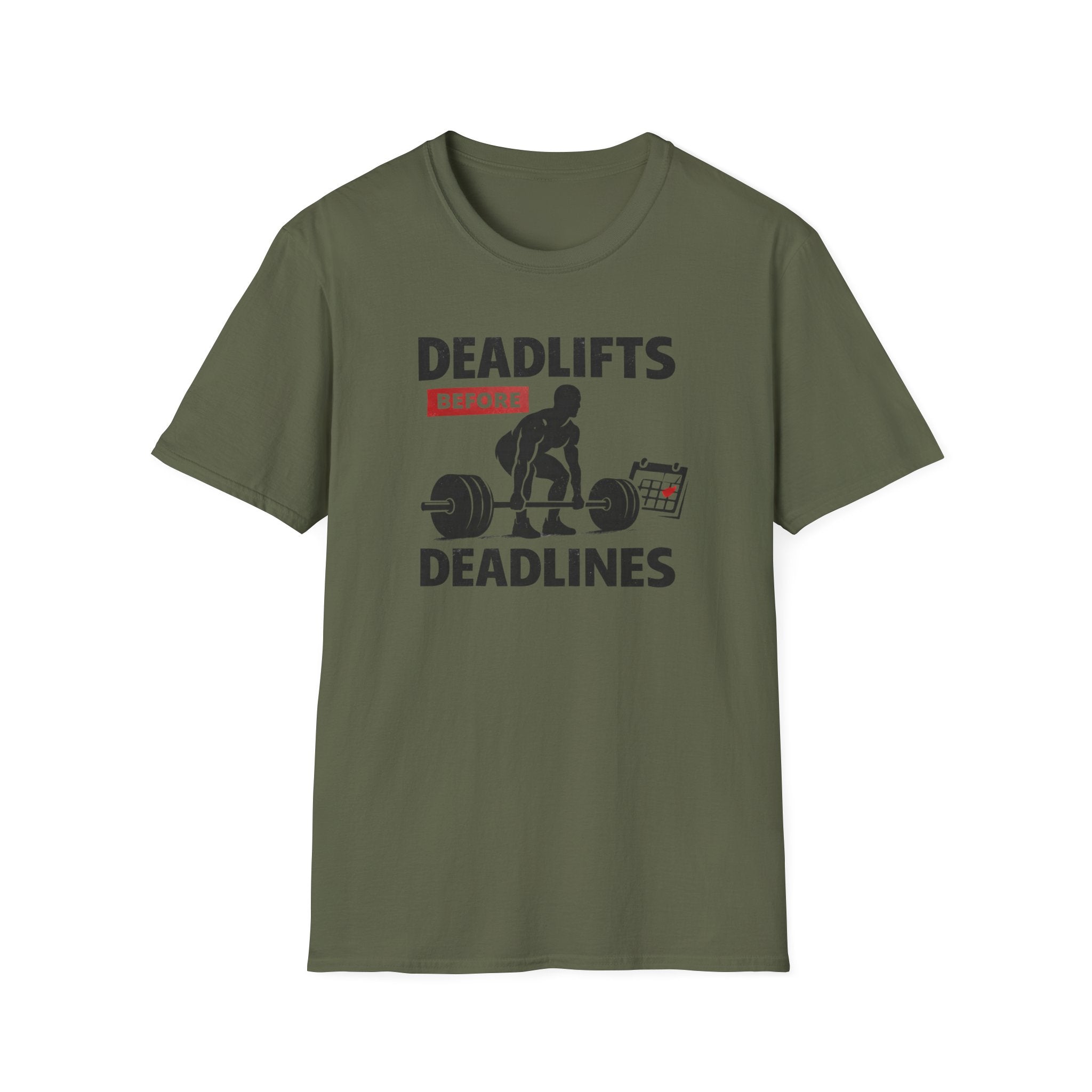 Deadlifts before Deadlines T-Shirt