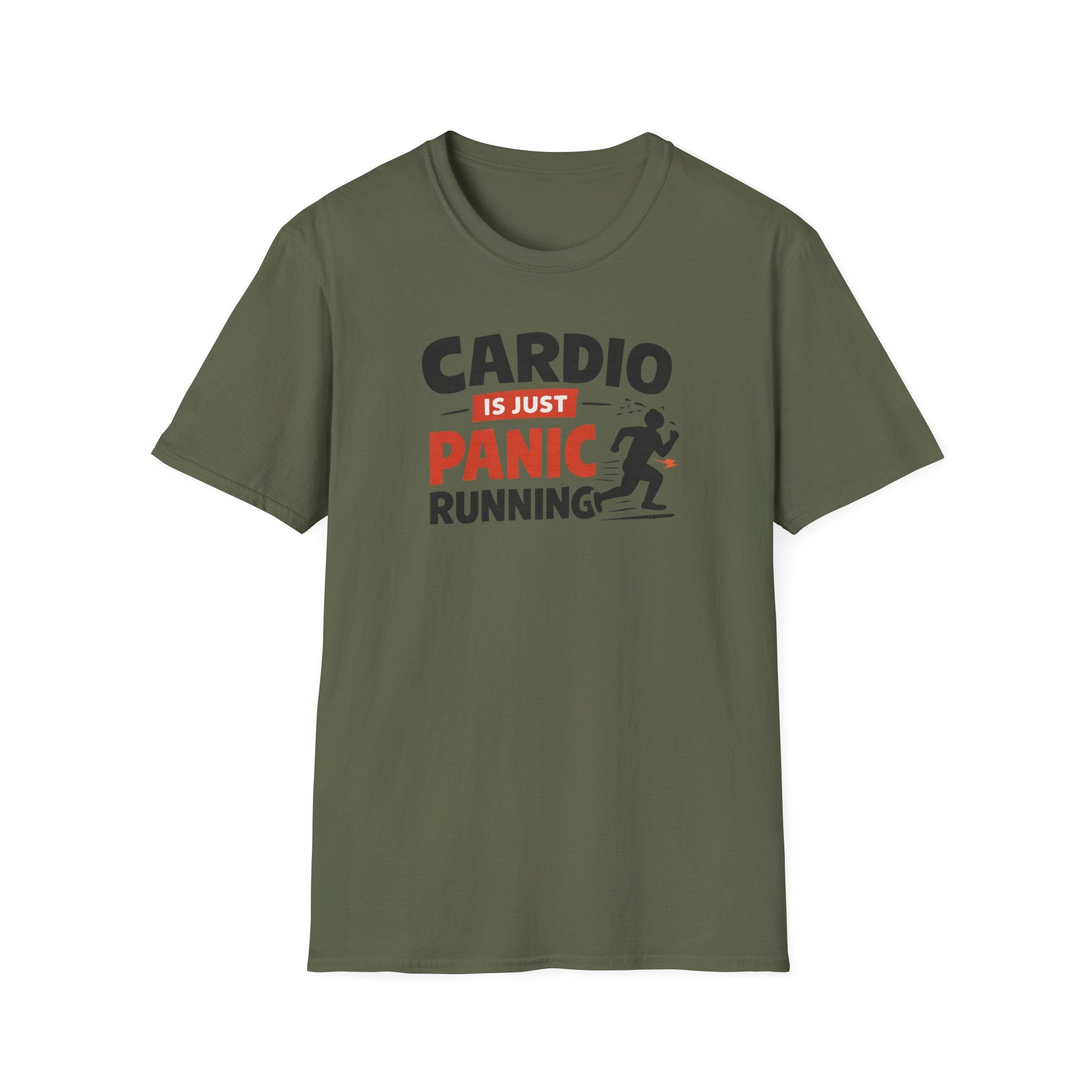 Cardio Is Just Panic Running T-Shirt