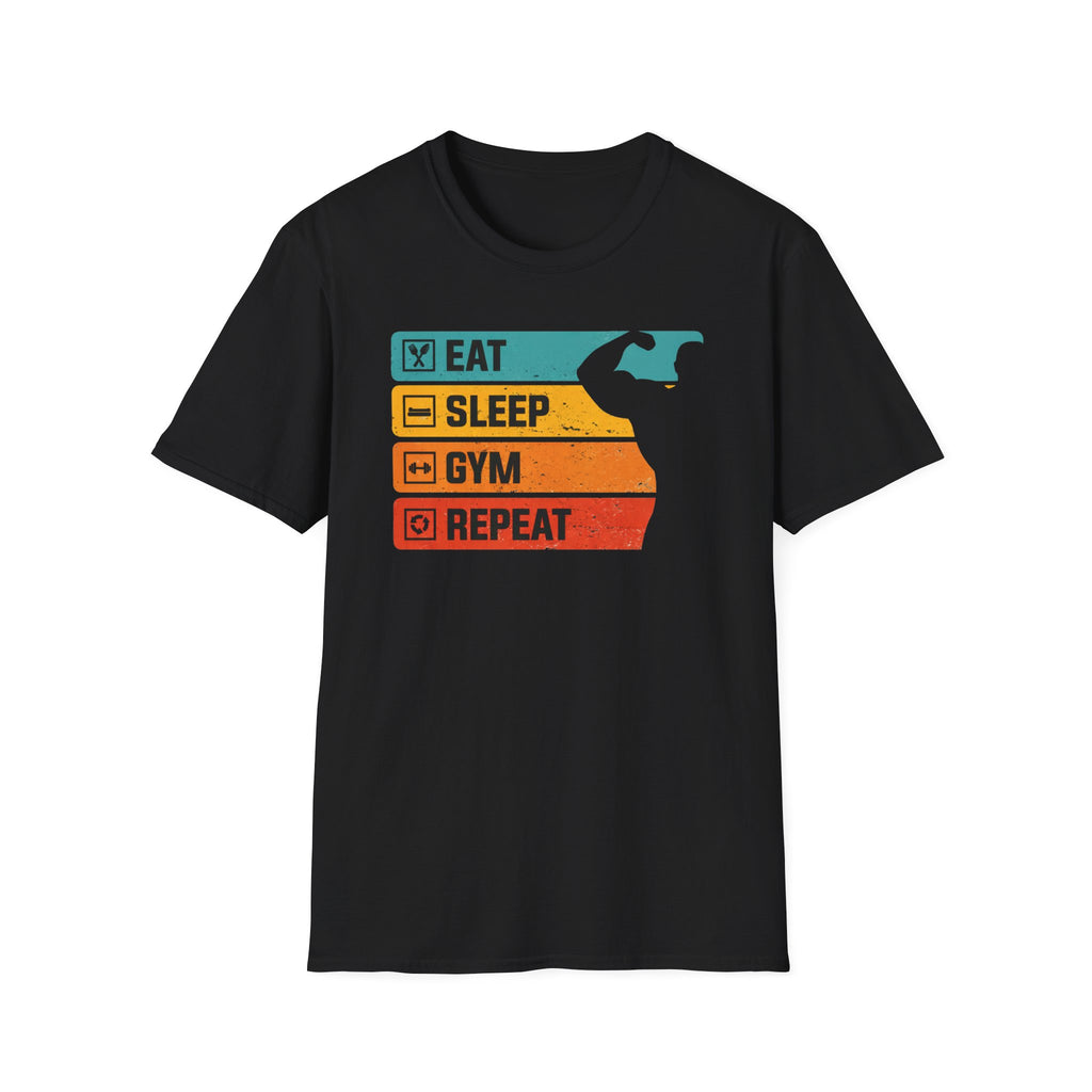 Eat Sleep Gym Repeat T-Shirt