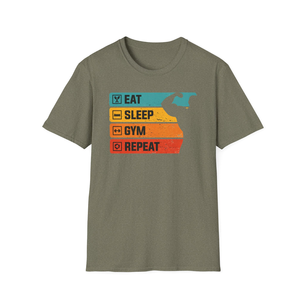 Eat Sleep Gym Repeat T-Shirt