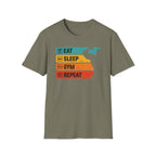 Eat Sleep Gym Repeat T-Shirt