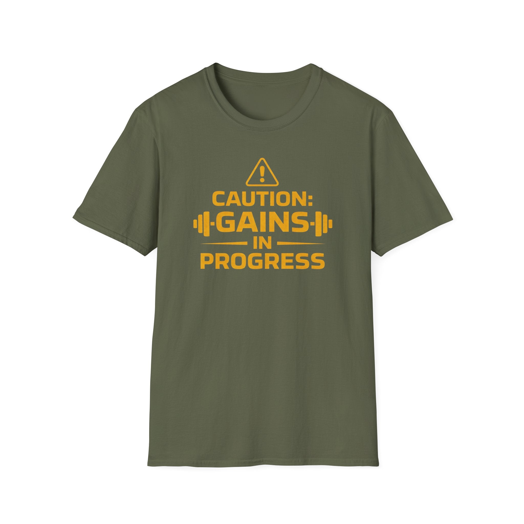 Caution Gains In Progress T-Shirt
