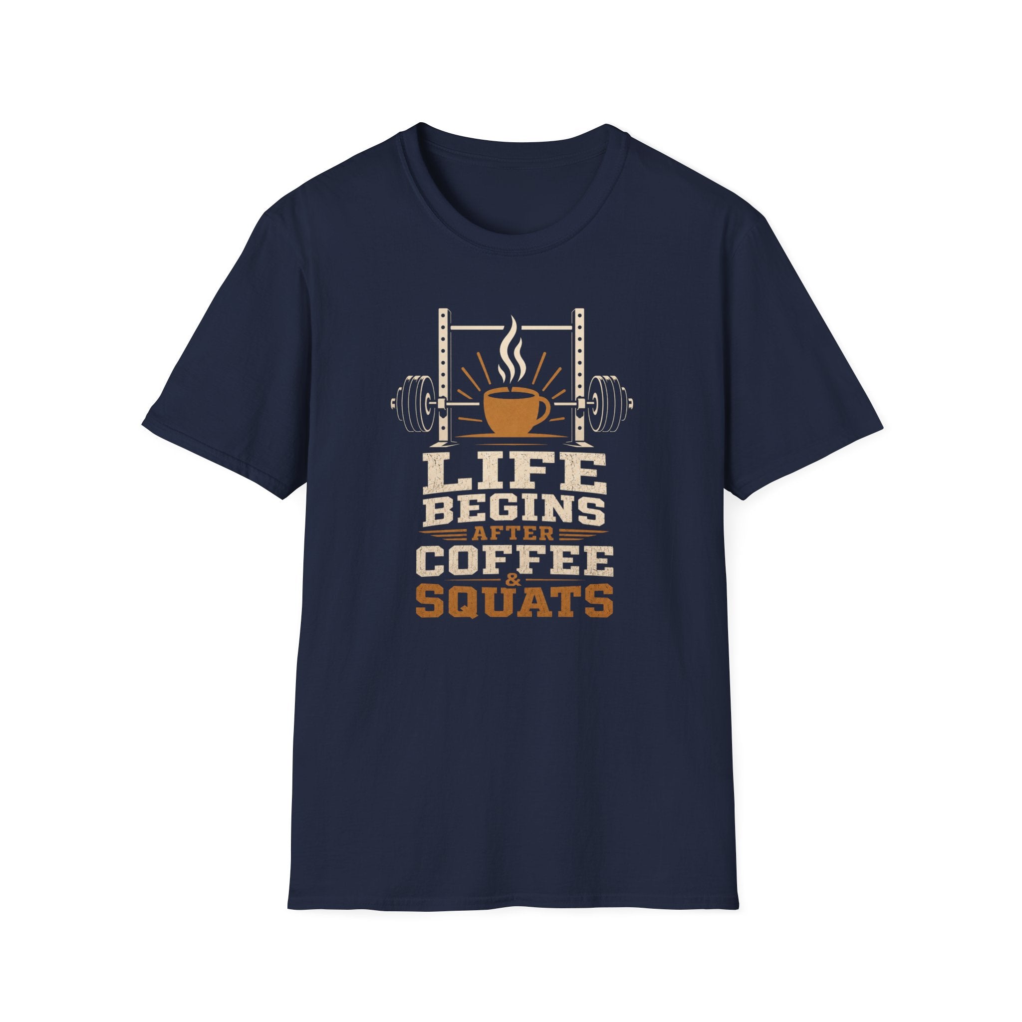 Life Begins After Coffee And Squats T-Shirt