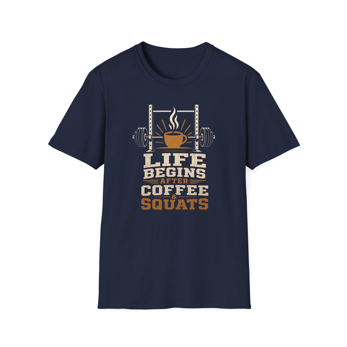 Life Begins After Coffee And Squats T-Shirt