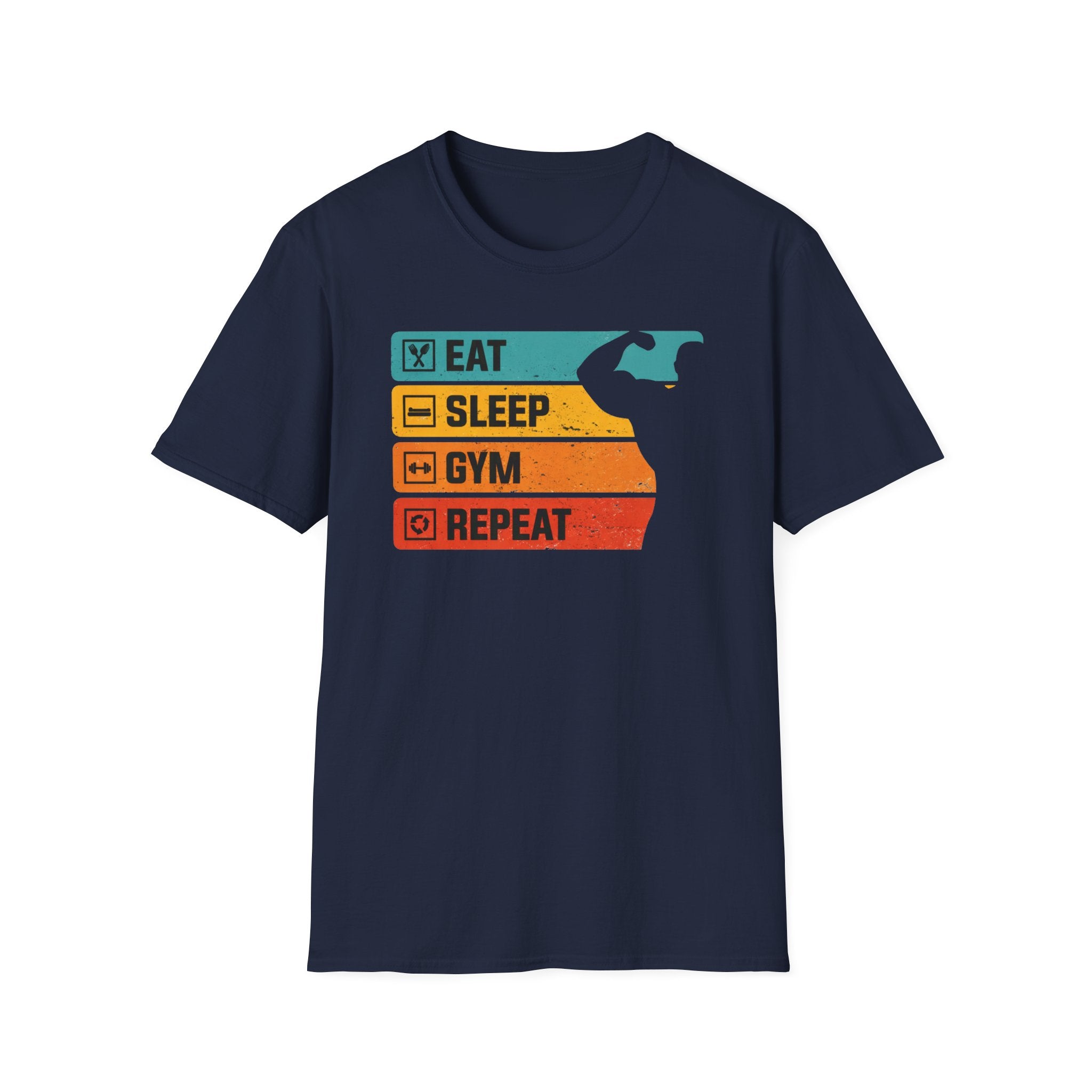 Eat Sleep Gym Repeat T-Shirt