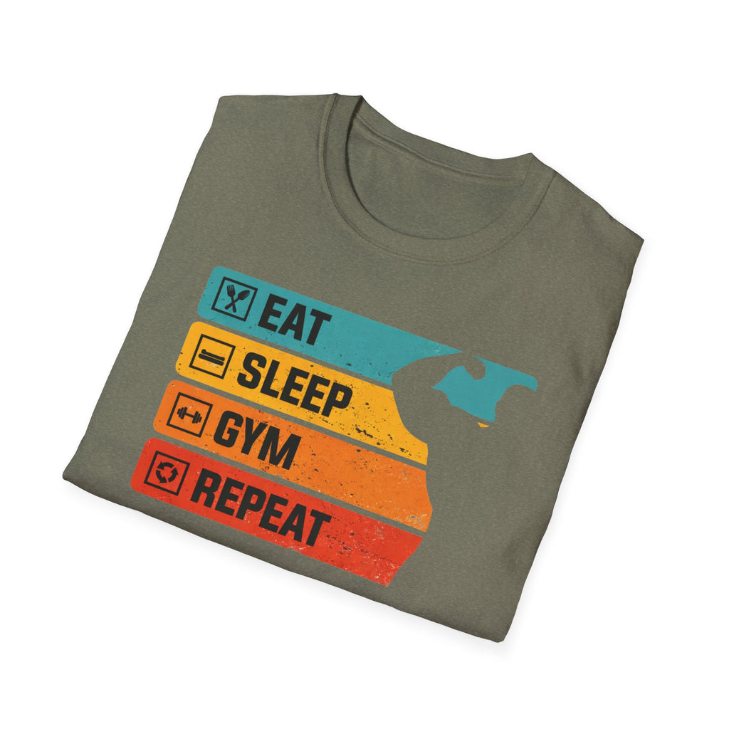 Eat Sleep Gym Repeat T-Shirt