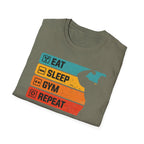 Eat Sleep Gym Repeat T-Shirt