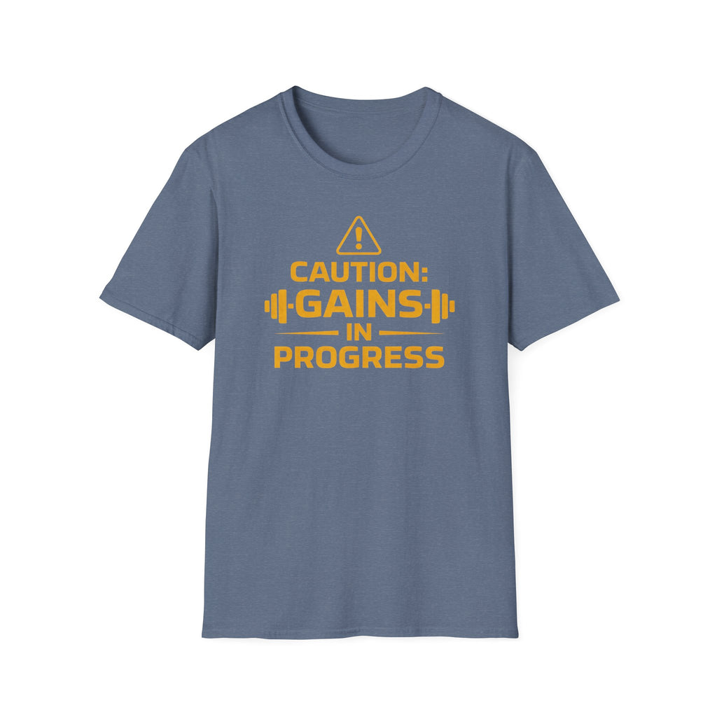 Caution Gains In Progress T-Shirt
