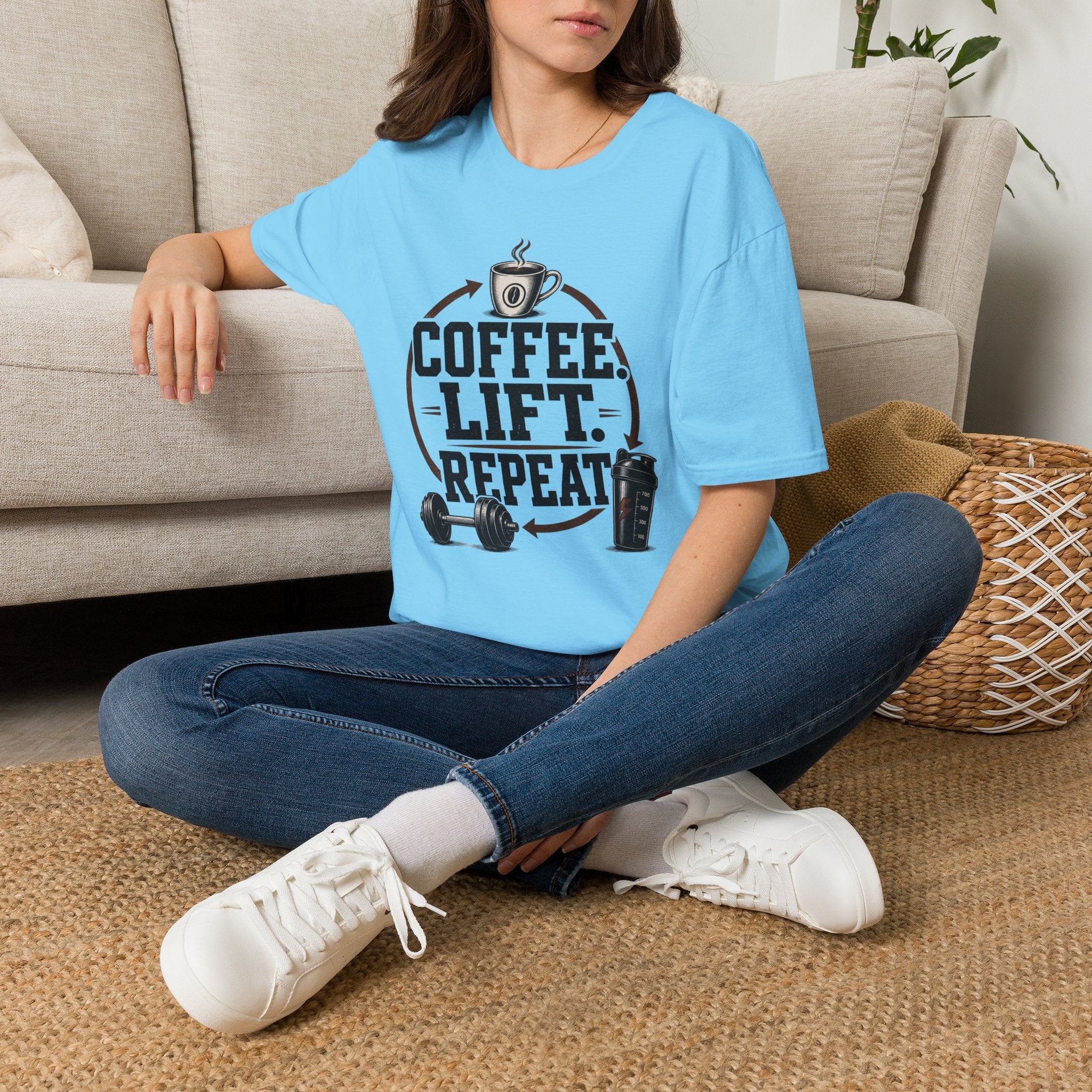 Coffee. Lift. Repeat T-Shirt