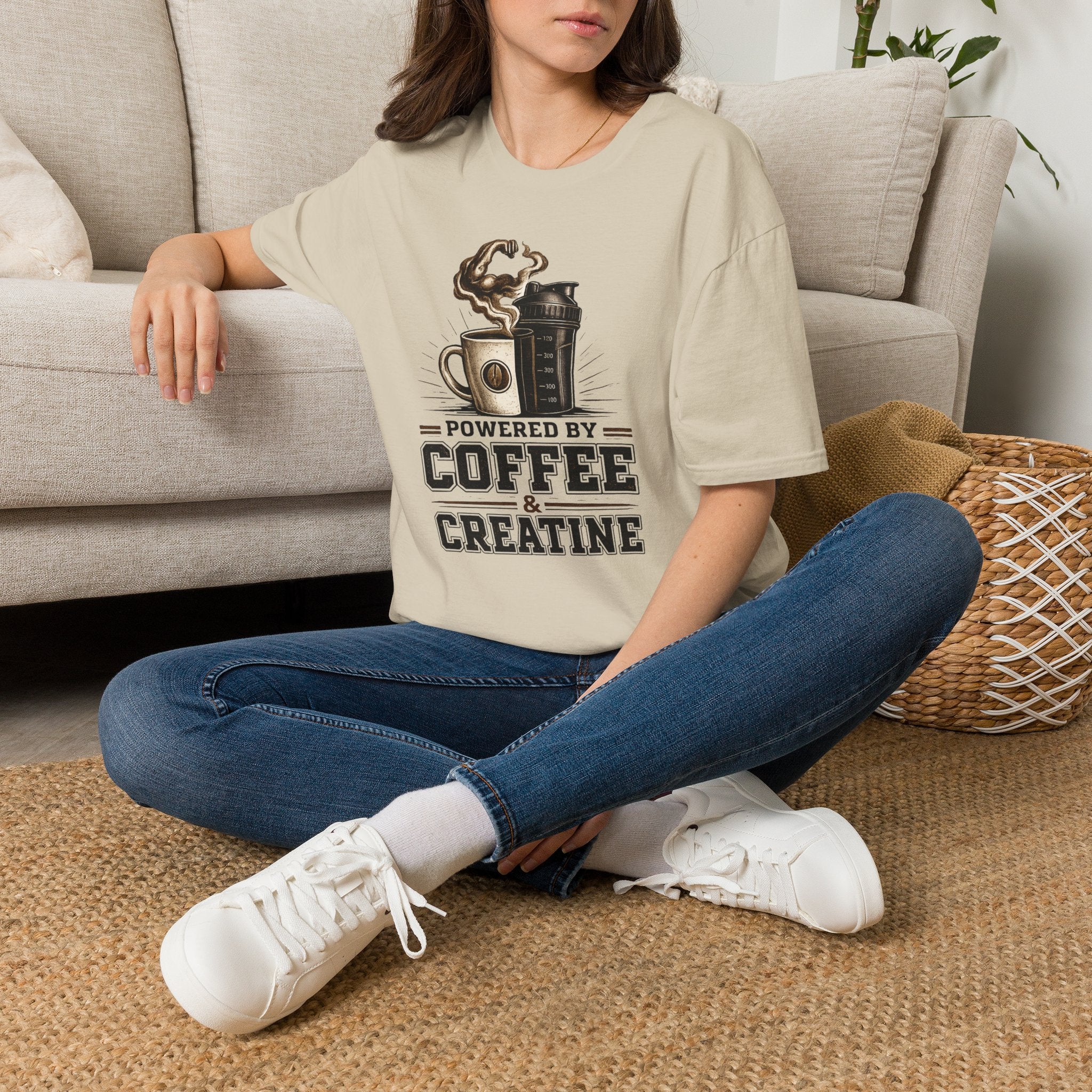 Powered by Coffee And Creatine T-Shirt