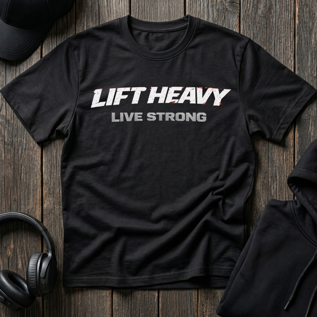 Lift Heavy Live Strong Tee
