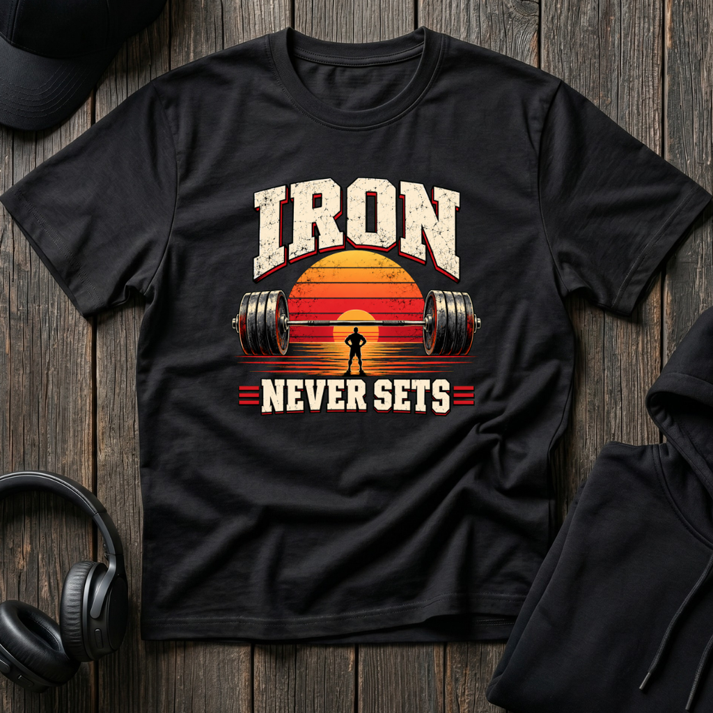 Iron Never Sets Tee