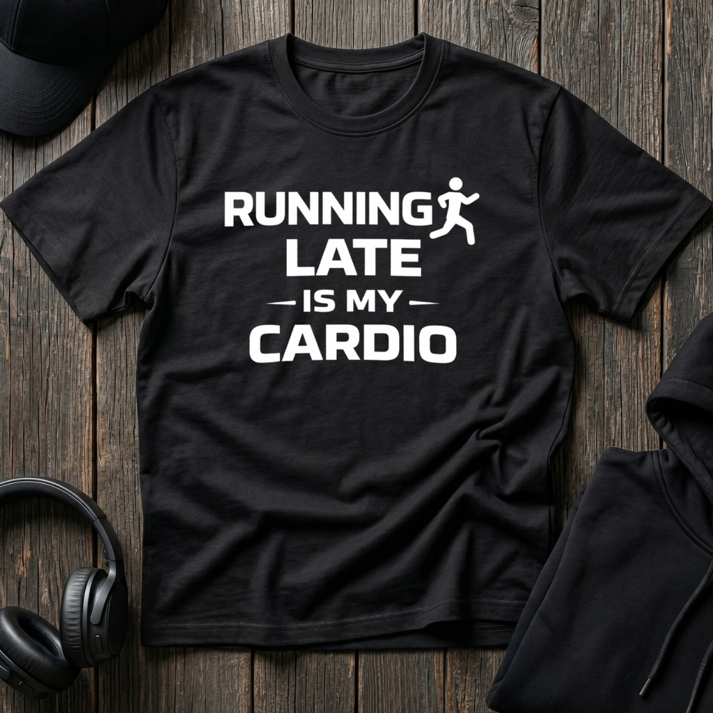 Running Late Is My Cardio Tee