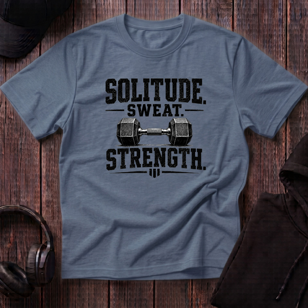 Solitude. Sweat. Strength Tee