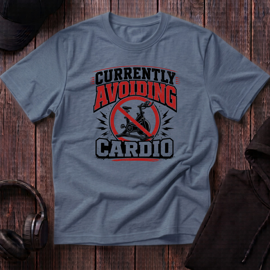 Currently Avoiding Cardio Tee