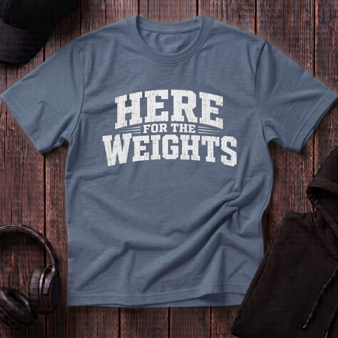 Here For The Weights Tee