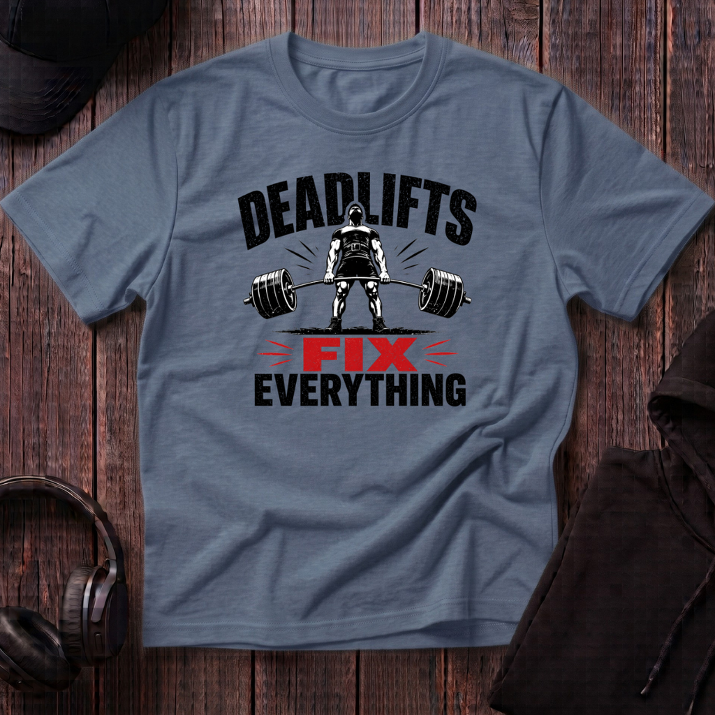 Deadlifts Fix Everything Tee