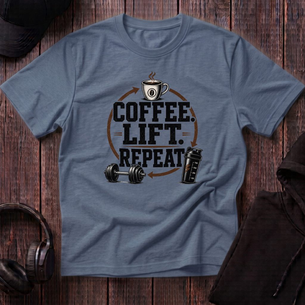 Coffee. Lift. Repeat Tee