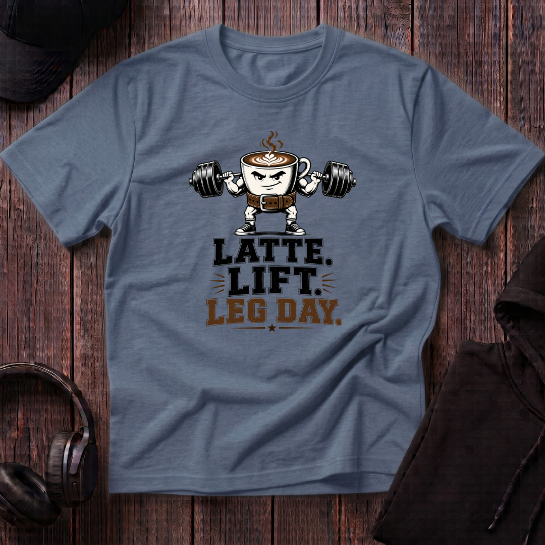 Latte. Lift. Leg Day Tee