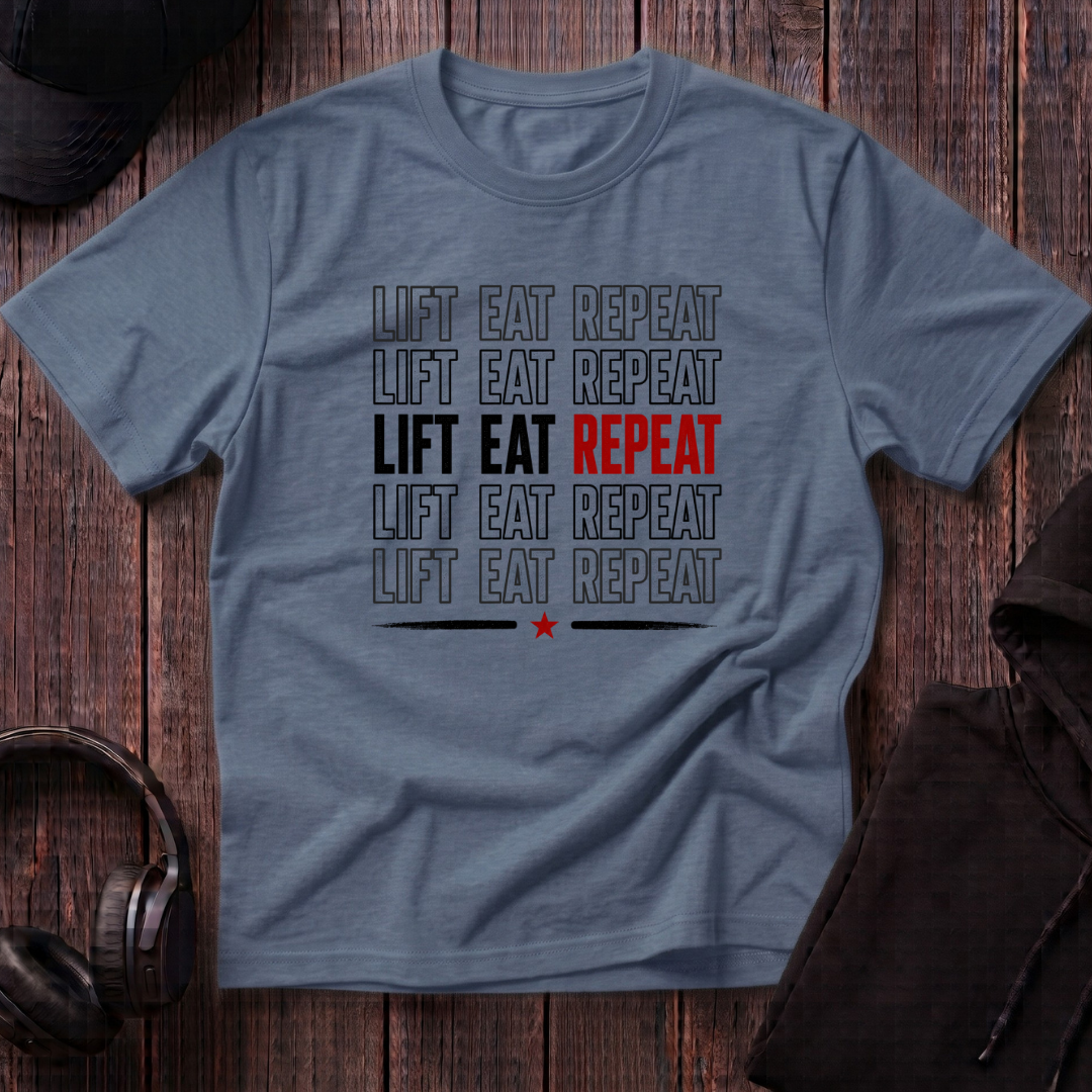 Lift Eat Repeat Tee