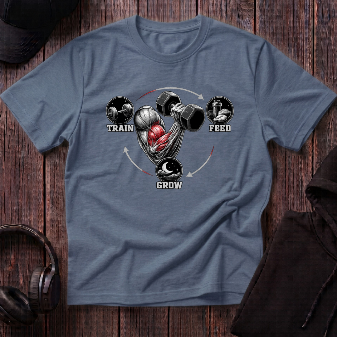 Train. Feed. Grow Tee