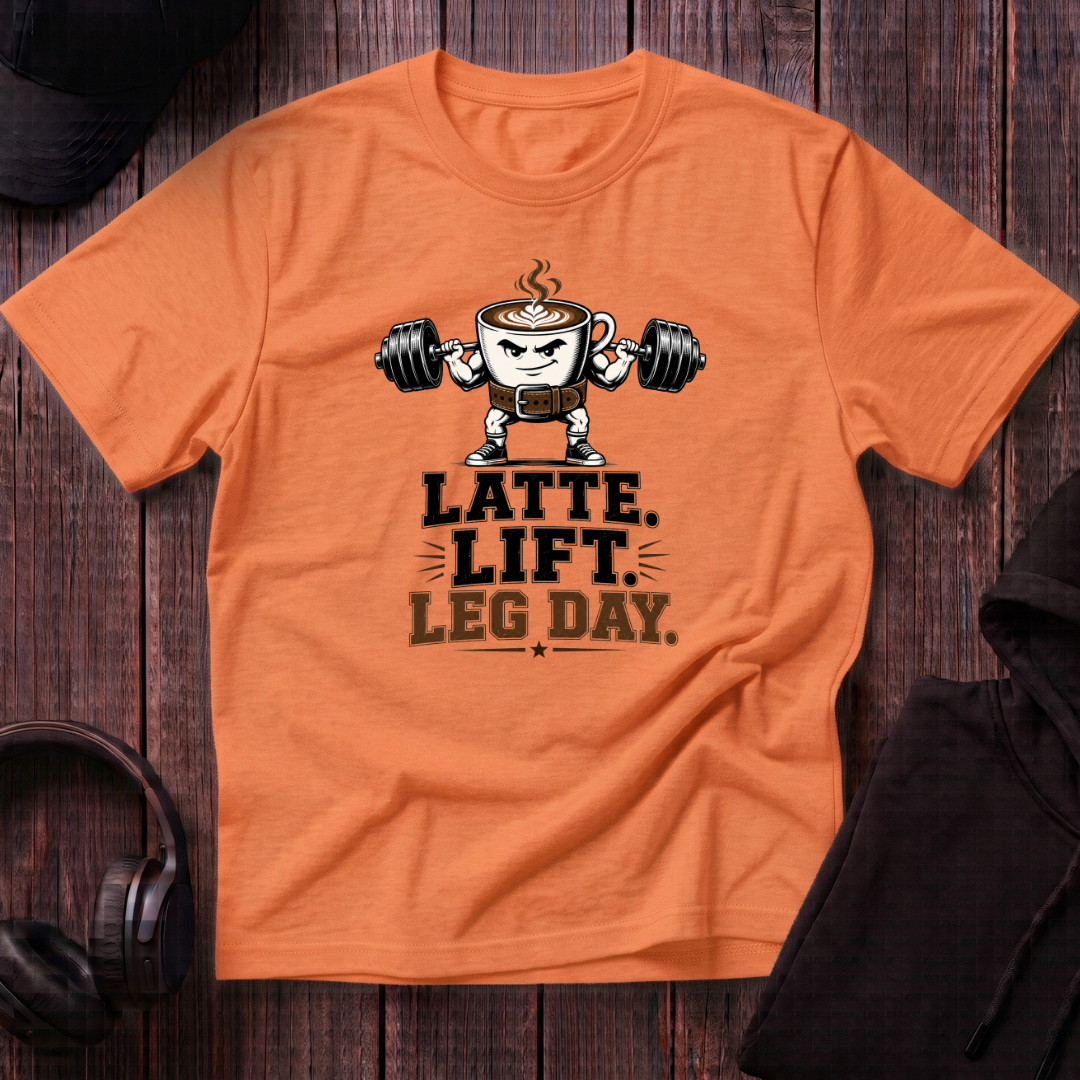 Latte. Lift. Leg Day Tee