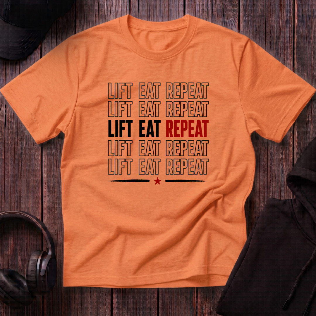 Lift Eat Repeat Tee